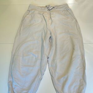 Lululemon White Opal Scuba Jogger Sweatpants size 14